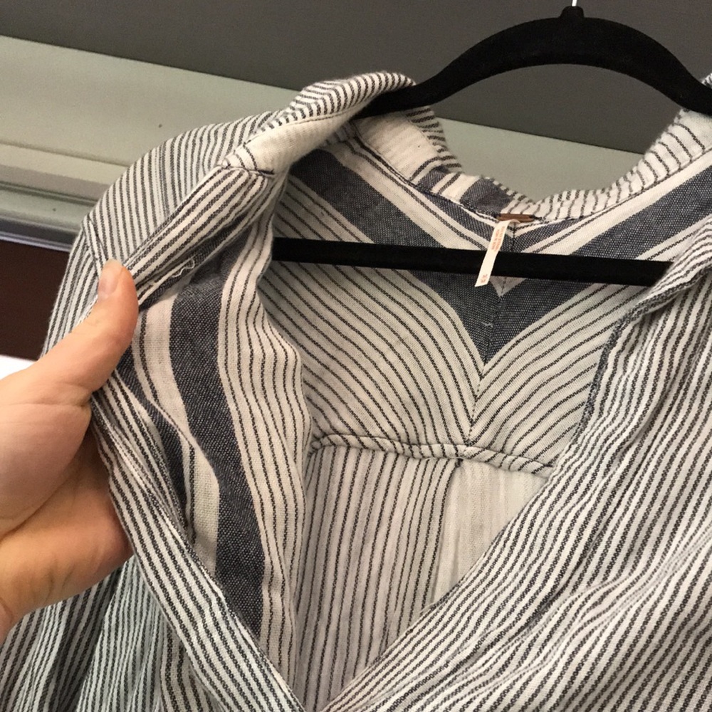 Free People Striped Long Sleeve